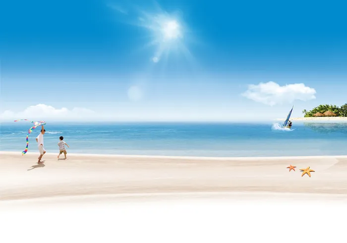 海边海滩背景高清