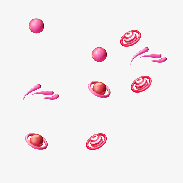 双十二C4D立体小物免抠图免抠