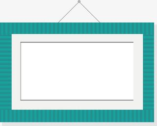 绿色边框免抠