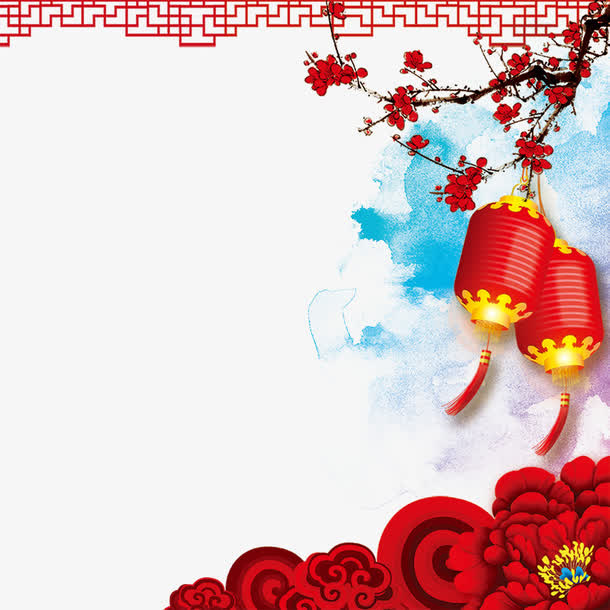 新年春节主图背景免费下载