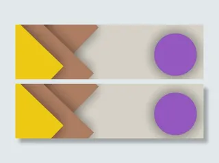 商务简约背景banner设计