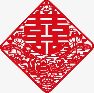 中国剪纸艺术免抠