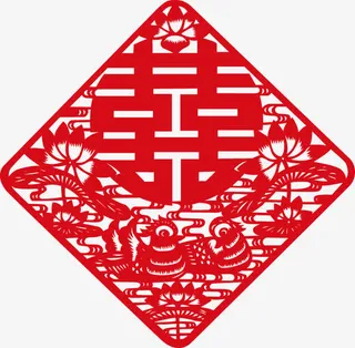 中国剪纸艺术免抠