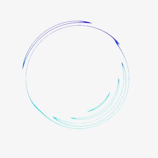 紫蓝色炫彩感圆圈免抠