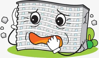 害怕的房子免抠