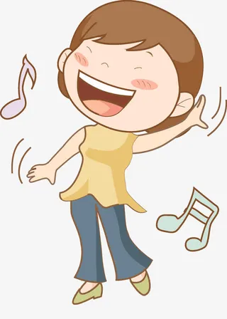 唱歌的女人免抠