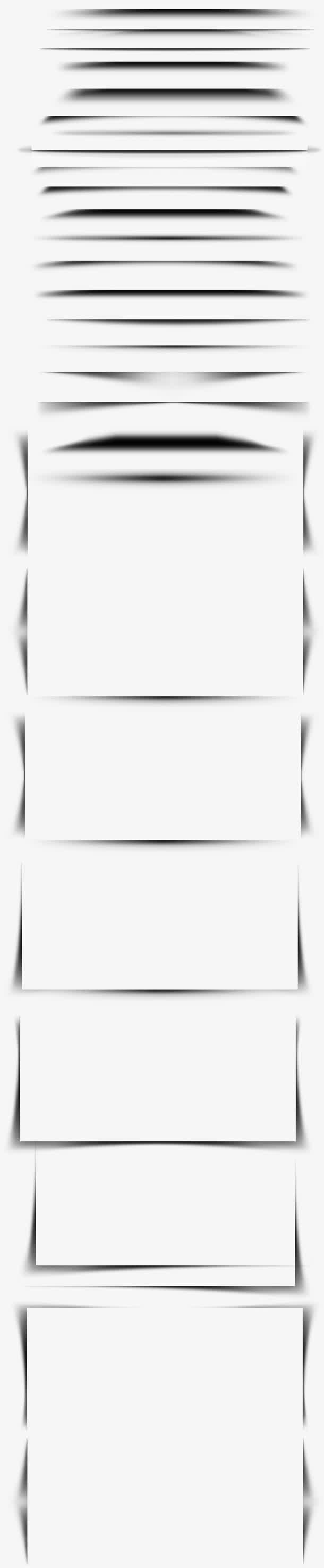 白色纸张装饰免抠