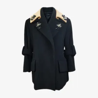 毛呢大衣女士外套免抠