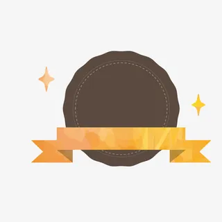 灰色圆形奖章免抠