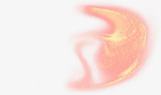 粉红色的彩色特效光免抠