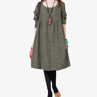 中国风棉麻女装免抠