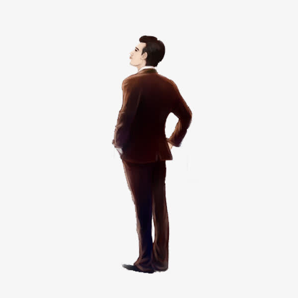 忧郁的男士免抠