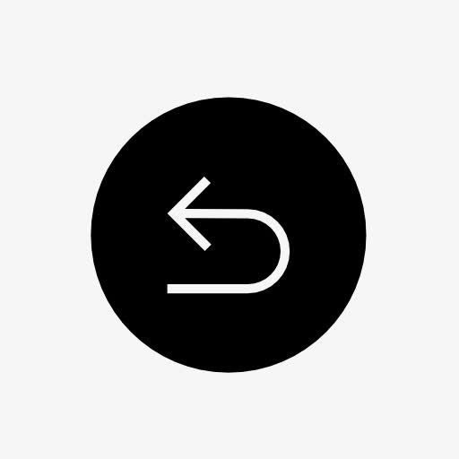 墨迹中空回旋箭头免抠