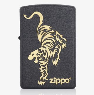 ZIPPO打火机磨砂老虎免抠