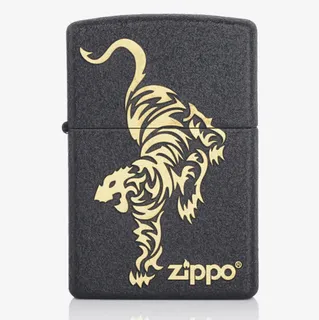ZIPPO打火机磨砂老虎免抠 ZIPPO打火机磨砂老虎免抠
