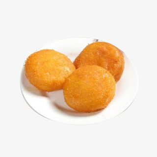 金黄色的南瓜饼设计素材免抠