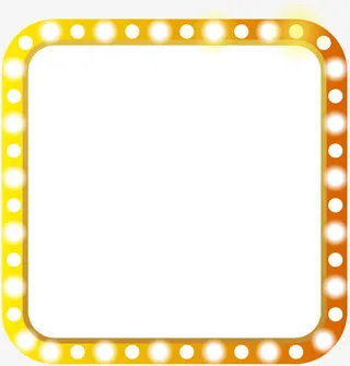 创意合成光效边框免抠