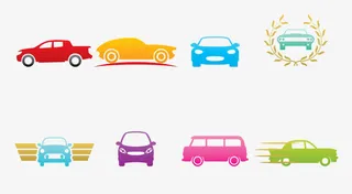 矢量汽车标志免抠