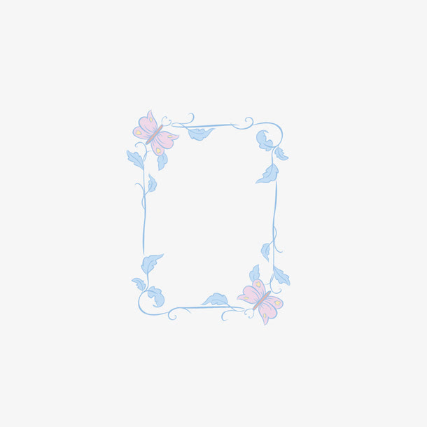 花卉边框免抠