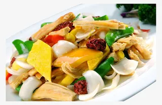 招牌凉拌腐竹八宝爽口菜免抠