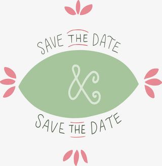 粉色花朵标题框免抠