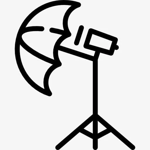 摄影师伞图标免抠