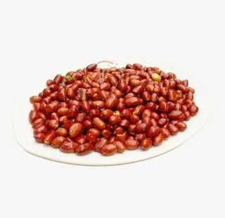 产品实物油炸花生米一盘免抠