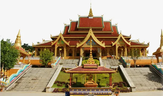 西双版纳大佛寺免抠