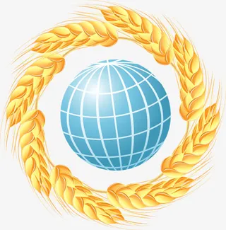 麦子环绕地球png素材免抠