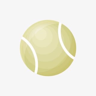 黄色网球免抠