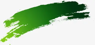 绿色清新抽象墨迹免抠