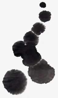 古典水墨素材古风墨迹素材  墨免抠