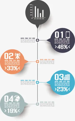 事件时间轴设计矢量素材免抠