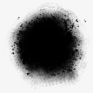 黑色水墨装饰免抠