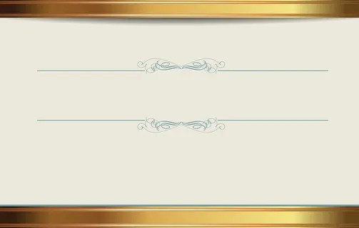 金属边框证书邀请卡VIP欧式风背景高清