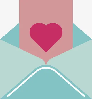 打开的情书免抠