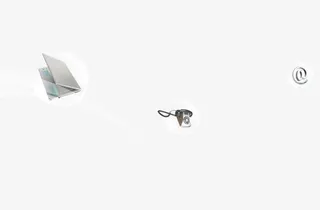 电脑悬浮科技感免抠