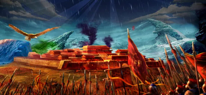 武侠水墨大气手绘中国风banner高清