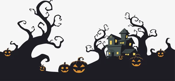 万圣节城堡免抠