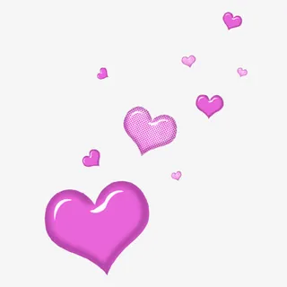 心形漂浮物免抠