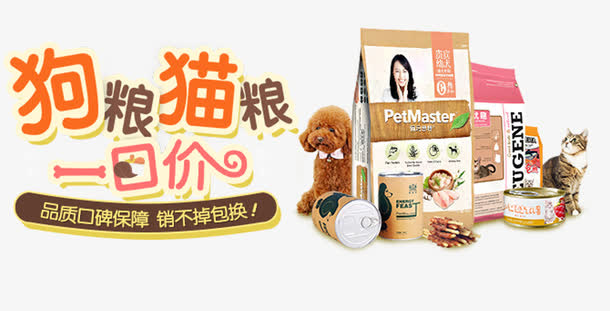 宠物店宣传单宠物零食免抠