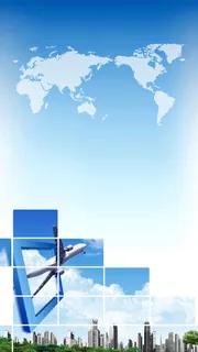 世界知识产权日蓝色扁平城市知识维权H5高清