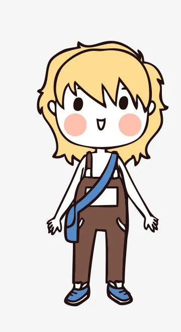 人物手绘插画可爱素材25免抠