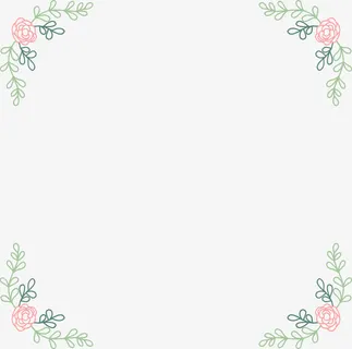 手绘花卉婚礼元素免抠