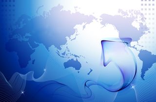 创意箭头地图高清