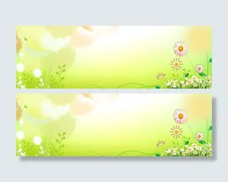 春季清新背景海报