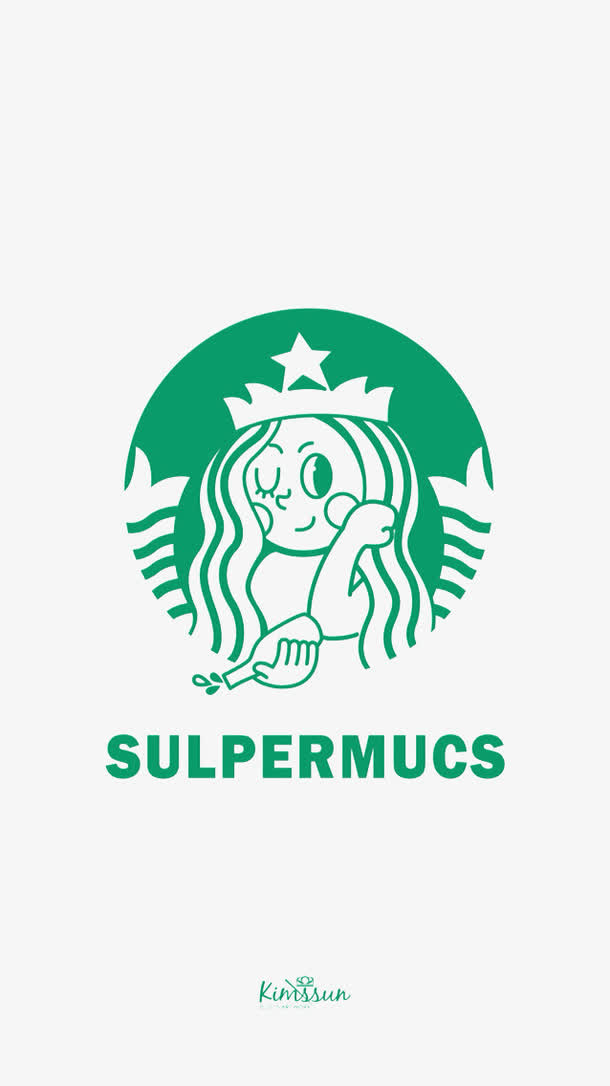 星巴克小人免抠