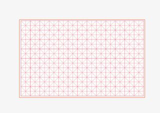 米字格书法纸免抠
