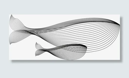 AI混合模式，鲸鱼大小免抠