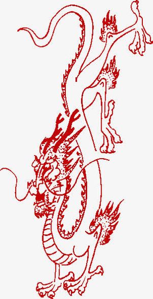 龙剪纸免抠